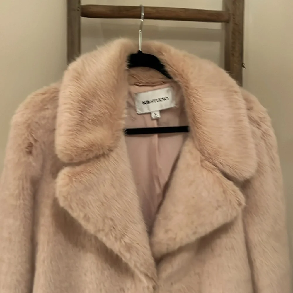 KB studio, blush faux for car coat - Picture 2 of 4